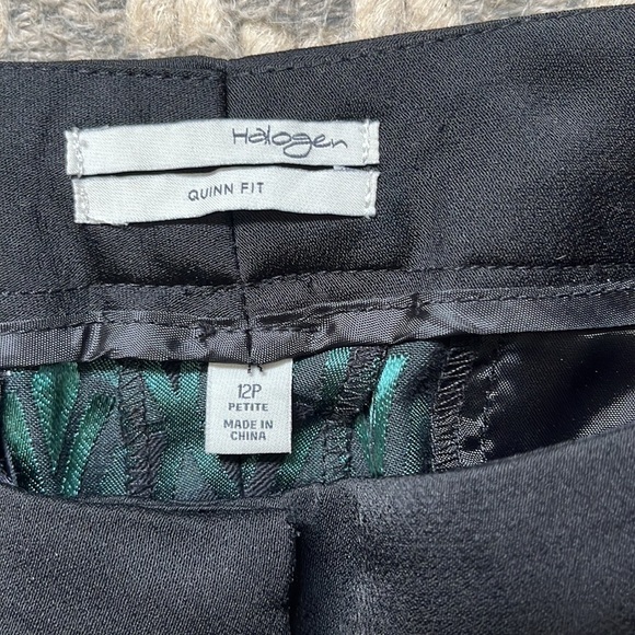 Woman’s Halogen shimmer dress pants size 12 petite - Picture 3 of 4